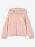 Sweat fille zippé à capuche sport marine+rose+vert sauge 4 - vertbaudet enfant 