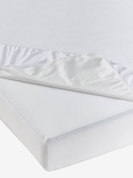Lot de 2 alèses imperméables en éponge peut bouillir blanc 3 - vertbaudet enfant 
