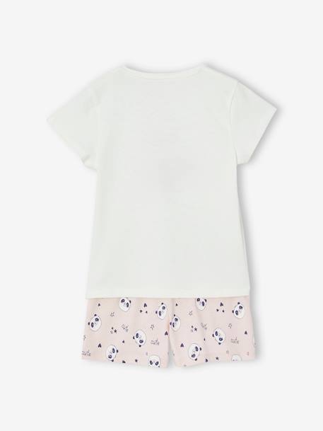 Lot de 3 pyjashorts panda fille rose pâle 11 - vertbaudet enfant 