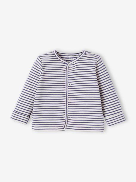 Ensemble bébé évolutif mixte body + legging + cardigan + bonnet bleu 3 - vertbaudet enfant 