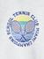 Sweat Tennis Club garçon blanc chiné 3 - vertbaudet enfant 