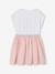 Robe patineuse Disney Minnie et Daisy ceinture glitter rose poudré 2 - vertbaudet enfant 