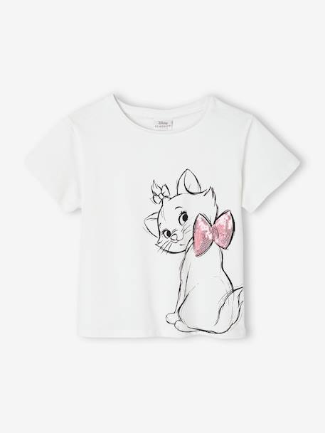 T-shirt Disney Marie les Aristochats blanc 1 - vertbaudet enfant 