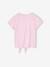 T-shirt noué 'Good day' Disney Stitch manches courtes lilas poudré 3 - vertbaudet enfant 