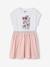 Robe patineuse Disney Minnie et Daisy ceinture glitter rose poudré 1 - vertbaudet enfant 
