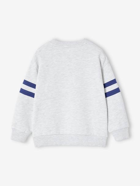 Sweat Tennis Club garçon blanc chiné 2 - vertbaudet enfant 