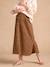 Jupe longue grossesse en gaze de coton beige+vert 3 - vertbaudet enfant 
