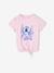 T-shirt noué 'Good day' Disney Stitch manches courtes lilas poudré 2 - vertbaudet enfant 