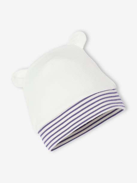Ensemble bébé évolutif mixte body + legging + cardigan + bonnet bleu 6 - vertbaudet enfant 