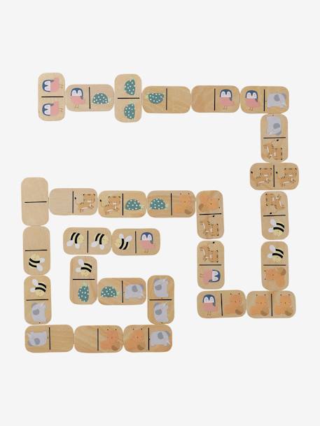 Jeu de dominos en bois FSC® bois 1 - vertbaudet enfant 
