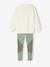 Ensemble sport fille sweat motif doré + legging vert sauge 4 - vertbaudet enfant 