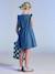 Robe fille denim manches à volants stone 7 - vertbaudet enfant 