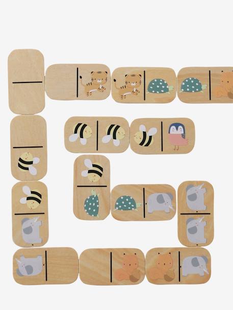Jeu de dominos en bois FSC® bois 2 - vertbaudet enfant 