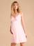 Chemise de nuit crêpe et dentelle grossesse et allaitement rose pâle 6 - vertbaudet enfant 