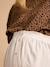 Jupe longue grossesse en viscose et lin beige 4 - vertbaudet enfant 