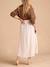 Jupe longue grossesse en viscose et lin beige 3 - vertbaudet enfant 