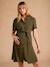 Robe chemise grossesse et allaitement kaki 7 - vertbaudet enfant 