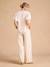 Blouse grossesse et allaitement avec lin beige+kaki 3 - vertbaudet enfant 