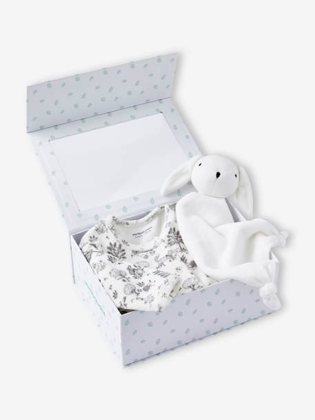 Coffret naissance pyjama bébé et doudou en velours écru 7 - vertbaudet enfant 