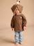 Sweat fille léopard coeur printé capsule famille beige+gris foncé 1 - vertbaudet enfant 