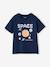 T-Shirt garçon motif brillant space bleu nuit+vert amande 1 - vertbaudet enfant 