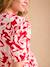 Robe courte de grossesse motifs fleurs kaki+rouge 13 - vertbaudet enfant 