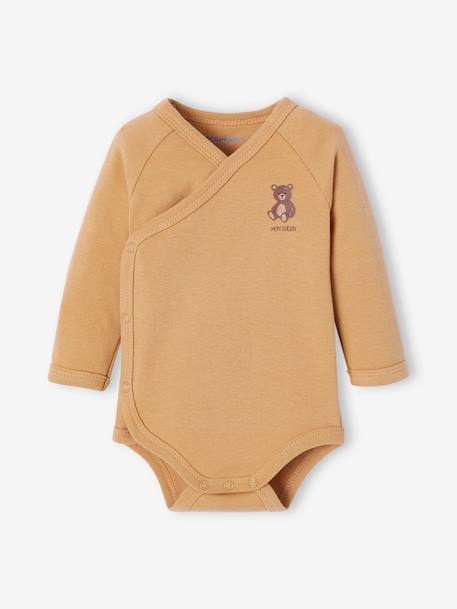Coffret naissance pyjama bébé + 2 bodies oursons écru 8 - vertbaudet enfant 