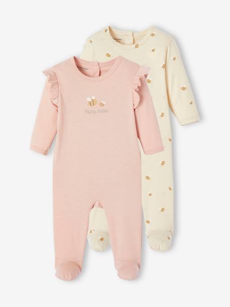 Lot de 2 dors-bien abeilles rose 1 - vertbaudet enfant 
