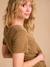Robe courte grossesse bandeau noué devant olive 5 - vertbaudet enfant 