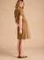 Robe courte grossesse bandeau noué devant olive 3 - vertbaudet enfant 