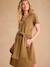 Robe courte grossesse bandeau noué devant olive 4 - vertbaudet enfant 