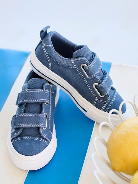 Baskets scratchées enfant collection maternelle gris+marine 7 - vertbaudet enfant 
