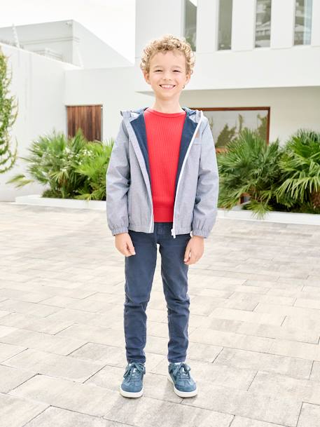 Pull garçon en maille rouge 5 - vertbaudet enfant 