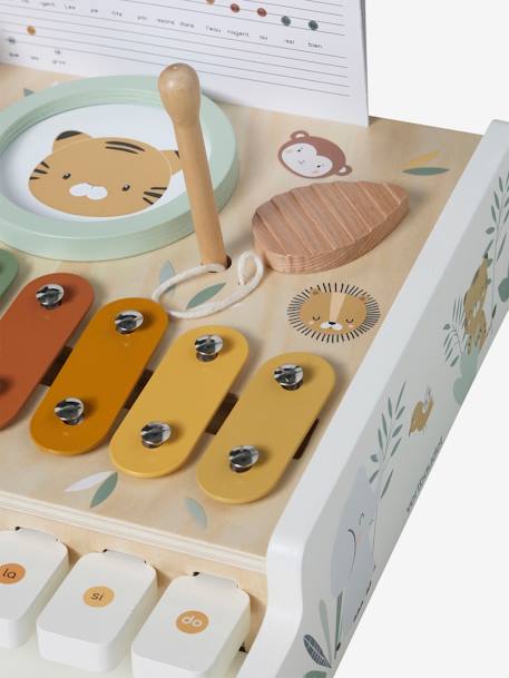Piano musical 2 en 1 TANZANIE - bois FSC® bois 6 - vertbaudet enfant 