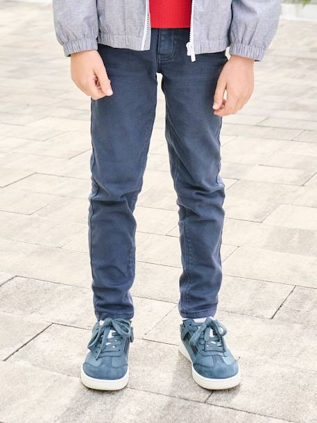Slim garçon couleur morphologique MEDIUM argile+beige+bleu nuit+noir+tomette+vert émeraude 11 - vertbaudet enfant 