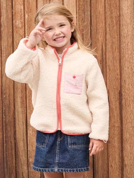 Parka fille 3 en 1 à capuche rose pâle 3 - vertbaudet enfant 