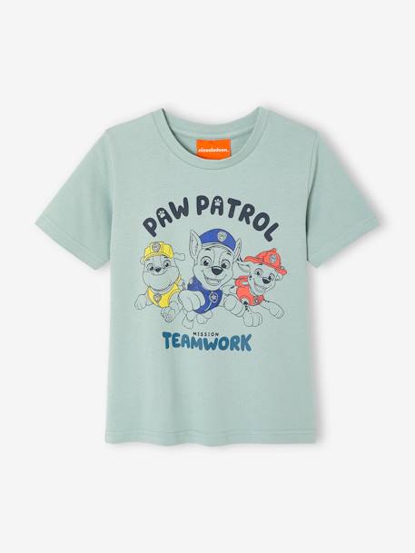 Ensemble tee-shirt et short Pat Patrouille vert d'eau 2 - vertbaudet enfant 