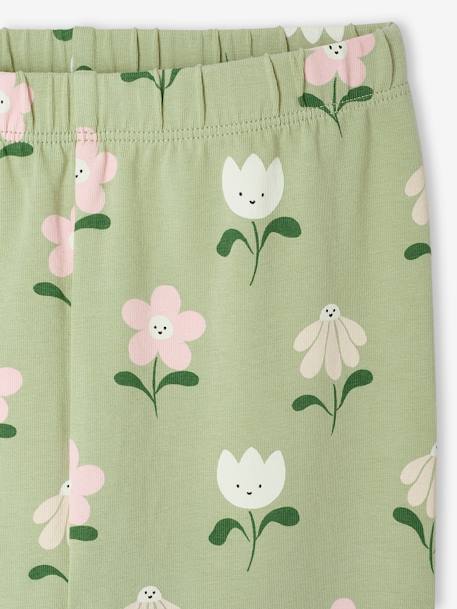 Legging fille imprimé encre+vert amande+vert d'eau+vert imprimé+vert sauge 15 - vertbaudet enfant 