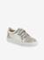 Baskets enfant fille cuir à scratchs beige imprimé+or 8 - vertbaudet enfant 