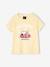 Pyjashort Snoopy Peanuts marguerites fille jaune pastel 2 - vertbaudet enfant 
