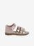 Sandales cuir enfant talon fermé collection maternelle lot marron+lot rose 8 - vertbaudet enfant 