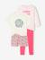 Lot de 2 pyjamas fille flower power BASICS fuchsia 1 - vertbaudet enfant 
