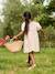 Robe fille manches ballon denim brut+rose+stone+vanille 17 - vertbaudet enfant 