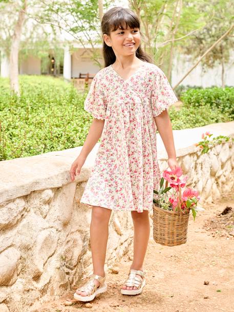 Sandales multi-brides enfant noir+or 8 - vertbaudet enfant 