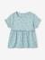 Blouse imprimée en gaze de coton fille beige+bleu grisé+vanille 5 - vertbaudet enfant 