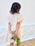 Robe fille en gaze de coton imprimée beige+beige imprimé+rose pâle+vanille 20 - vertbaudet enfant 