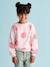 Sweat fille motifs fantaisie Beige imprimé+blanc imprimé+rose+vanille 10 - vertbaudet enfant 