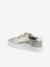 Baskets enfant fille cuir à scratchs beige imprimé+or 10 - vertbaudet enfant 