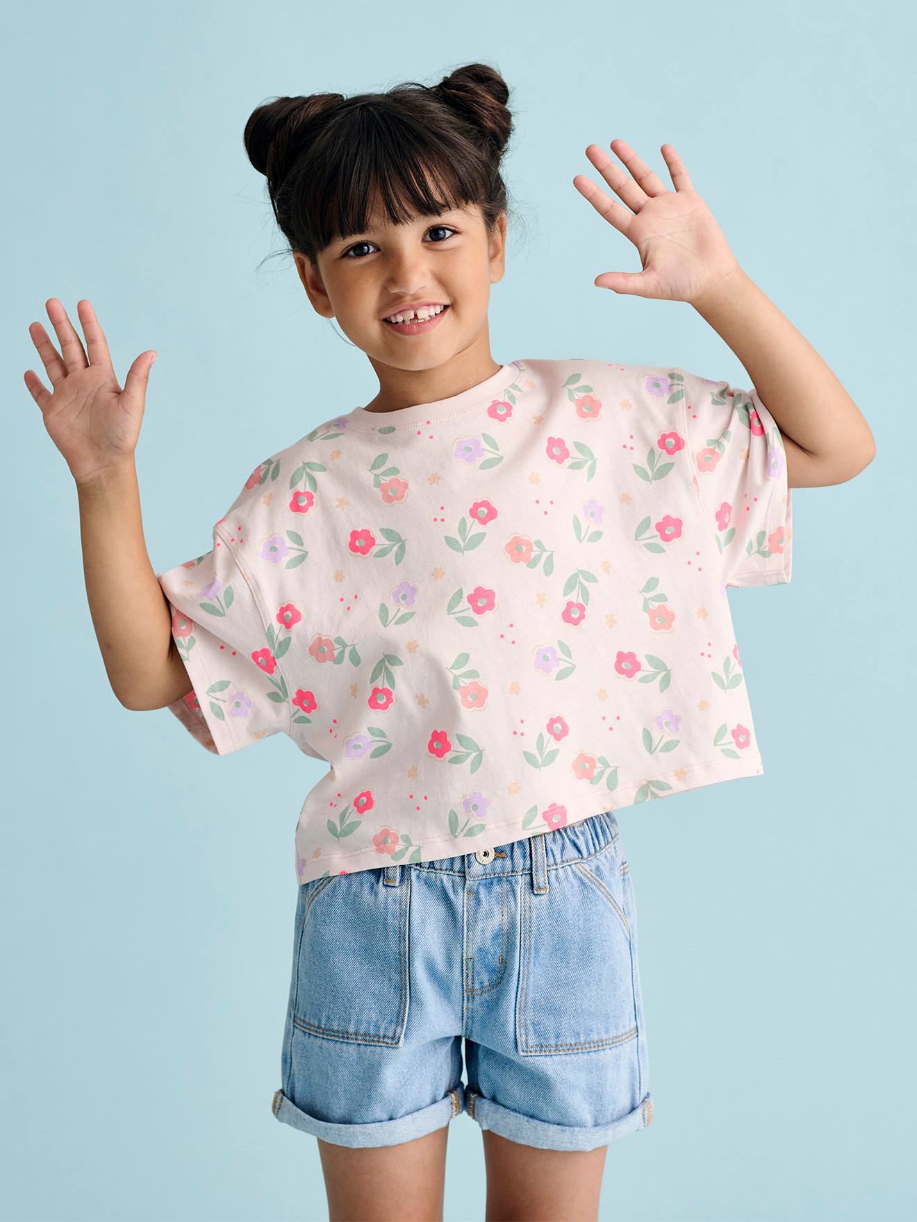 T-shirt Rose Gap Pour Fille – Coton, Manches Longues, Taille 10-11 Ans (occasion)