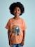 T-shirt garçon motif animalier bleu ardoise+orange 4 - vertbaudet enfant 